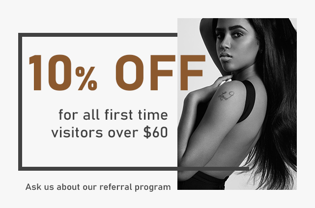 Coupon - 10% Off for all first time visitors Over $60.00